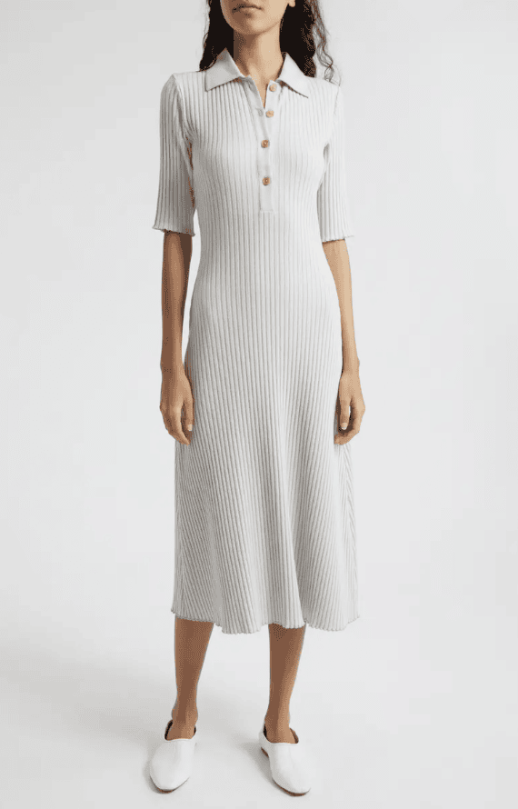 rib midi dress